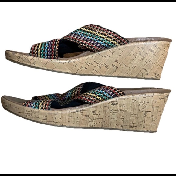Skechers Beverly Delighted
Womens Luxe Foam Rainbow
Woven Open Toe Sandals - Picture 3 of 9